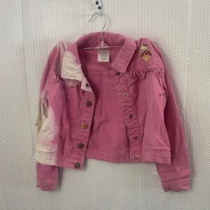 Hello Kitty Pink and Cream Kids Jean Jacket